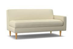 Monroe Right Arm Apartment Size Sofa :: Leg Finish: Natural / Configuration: RAF - Chaise on the Right
