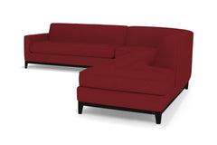 Monroe Drive 3pc Sectional Sofa :: Leg Finish: Espresso / Configuration: RAF - Chaise on the Right