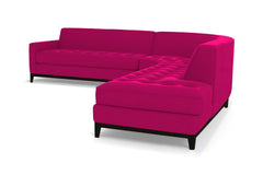 Monroe Drive 3pc Sectional Sofa :: Leg Finish: Espresso / Configuration: RAF - Chaise on the Right
