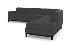 Monroe Drive 3pc Sectional Sofa :: Leg Finish: Espresso / Configuration: RAF - Chaise on the Right