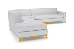 Monroe Drive 3pc Sectional Sofa :: Leg Finish: Natural / Configuration: LAF - Chaise on the Left