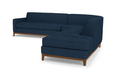 Monroe Drive 3pc Sectional Sofa :: Leg Finish: Pecan / Configuration: RAF - Chaise on the Right