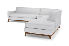 Monroe Drive 3pc Sectional Sofa :: Leg Finish: Pecan / Configuration: RAF - Chaise on the Right