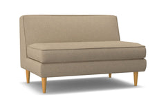 Monroe Armless Loveseat :: Leg Finish: Natural