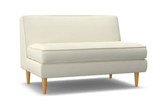 Monroe Armless Loveseat :: Leg Finish: Natural