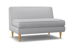 Monroe Armless Loveseat :: Leg Finish: Natural