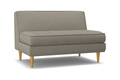 Monroe Armless Loveseat :: Leg Finish: Natural