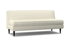 Monroe Armless Sofa :: Leg Finish: Espresso