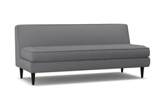 Monroe Armless Sofa :: Leg Finish: Espresso