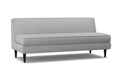 Monroe Armless Sofa :: Leg Finish: Espresso