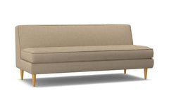 Monroe Armless Sofa :: Leg Finish: Natural