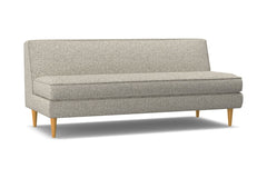 Monroe Armless Sofa :: Leg Finish: Natural