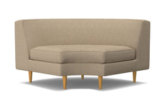 Monroe Round Corner :: Leg Finish: Natural