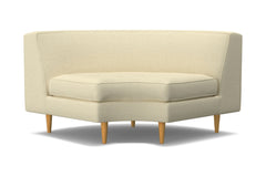 Monroe Round Corner :: Leg Finish: Natural