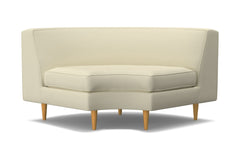 Monroe Round Corner :: Leg Finish: Natural
