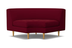 Monroe Round Corner :: Leg Finish: Natural