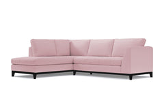 Mulholland Drive 2pc Sectional Sofa :: Leg Finish: Espresso / Configuration: LAF - Chaise on the Left