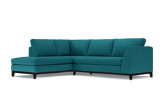 Mulholland Drive 2pc Sectional Sofa :: Leg Finish: Espresso / Configuration: LAF - Chaise on the Left