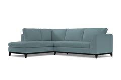Mulholland Drive 2pc Sectional Sofa :: Leg Finish: Espresso / Configuration: LAF - Chaise on the Left