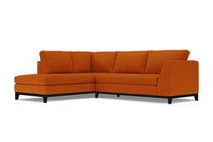 Mulholland Drive 2pc Sectional Sofa :: Leg Finish: Espresso / Configuration: LAF - Chaise on the Left