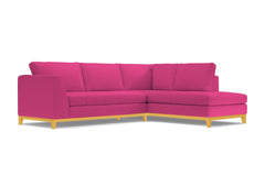 Mulholland Drive 2pc Sectional Sofa :: Leg Finish: Natural / Configuration: RAF - Chaise on the Right
