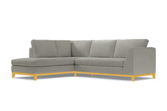 Mulholland Drive 2pc Sectional Sofa :: Leg Finish: Natural / Configuration: LAF - Chaise on the Left
