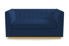 Nora Apartment Size Sleeper Sofa Bed :: Leg Finish: Natural / Sleeper Option: Memory Foam Mattress