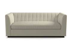 Nora Queen Size Sleeper Sofa Bed :: Leg Finish: Espresso / Sleeper Option: Memory Foam Mattress