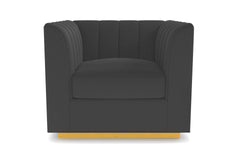 Nora Swivel Chair :: Leg Finish: Natural