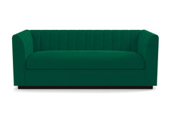 Nora Queen Size Sleeper Sofa Bed :: Leg Finish: Espresso / Sleeper Option: Memory Foam Mattress