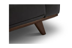 Normandie 2pc Leather Sectional Sofa :: Configuration: LAF - Chaise on the Left
