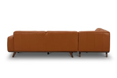 Normandie 2pc Leather Sectional Sofa :: Configuration: LAF - Chaise on the Left