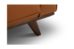Normandie 2pc Leather Sectional Sofa :: Configuration: LAF - Chaise on the Left