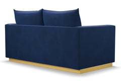 Olivia Apartment Size Sleeper Sofa Bed :: Leg Finish: Natural / Sleeper Option: Memory Foam Mattress