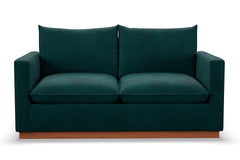 Olivia Loveseat :: Leg Finish: Pecan / Size: Loveseat - 60.5&quot;w