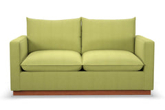 Olivia Apartment Size Sofa :: Leg Finish: Pecan / Size: Apartment Size - 71&quot;w