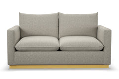 Olivia Apartment Size Sleeper Sofa Bed :: Leg Finish: Natural / Sleeper Option: Memory Foam Mattress