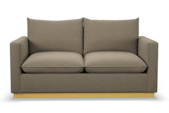 Olivia Apartment Size Sleeper Sofa Bed :: Leg Finish: Natural / Sleeper Option: Memory Foam Mattress