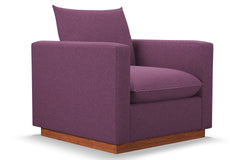 Olivia Chair :: Leg Finish: Pecan