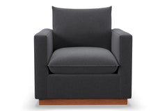 Olivia Chair :: Leg Finish: Pecan