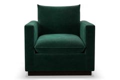 Olivia Chair :: Leg Finish: Espresso