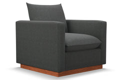 Olivia Chair :: Leg Finish: Pecan