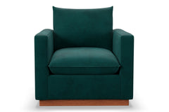 Olivia Chair :: Leg Finish: Pecan