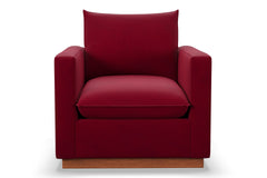 Olivia Chair :: Leg Finish: Pecan