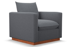 Olivia Chair :: Leg Finish: Pecan
