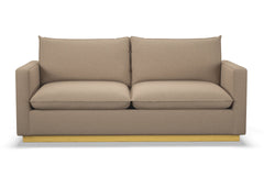 Olivia Queen Size Sleeper Sofa Bed :: Leg Finish: Natural / Sleeper Option: Memory Foam Mattress