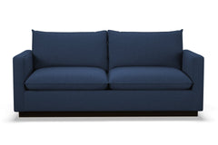 Olivia Queen Size Sleeper Sofa Bed :: Leg Finish: Espresso / Sleeper Option: Deluxe Innerspring Mattress