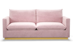 Olivia Queen Size Sleeper Sofa Bed :: Leg Finish: Natural / Sleeper Option: Memory Foam Mattress
