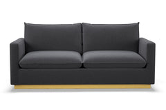 Olivia Queen Size Sleeper Sofa Bed :: Leg Finish: Natural / Sleeper Option: Memory Foam Mattress