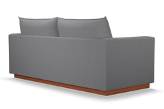 Olivia Queen Size Sleeper Sofa Bed :: Leg Finish: Pecan / Sleeper Option: Memory Foam Mattress